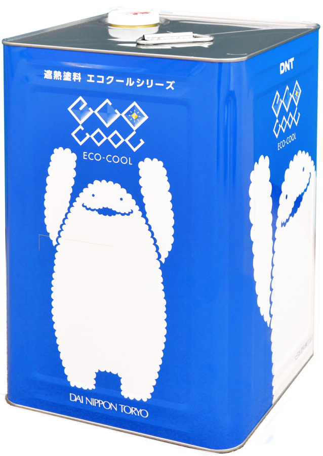 最安値級価格 弱溶剤形ふっ素樹脂系遮熱塗料 エコクールマイルドF ECOアーモンドレッド 15kg 大日本塗料