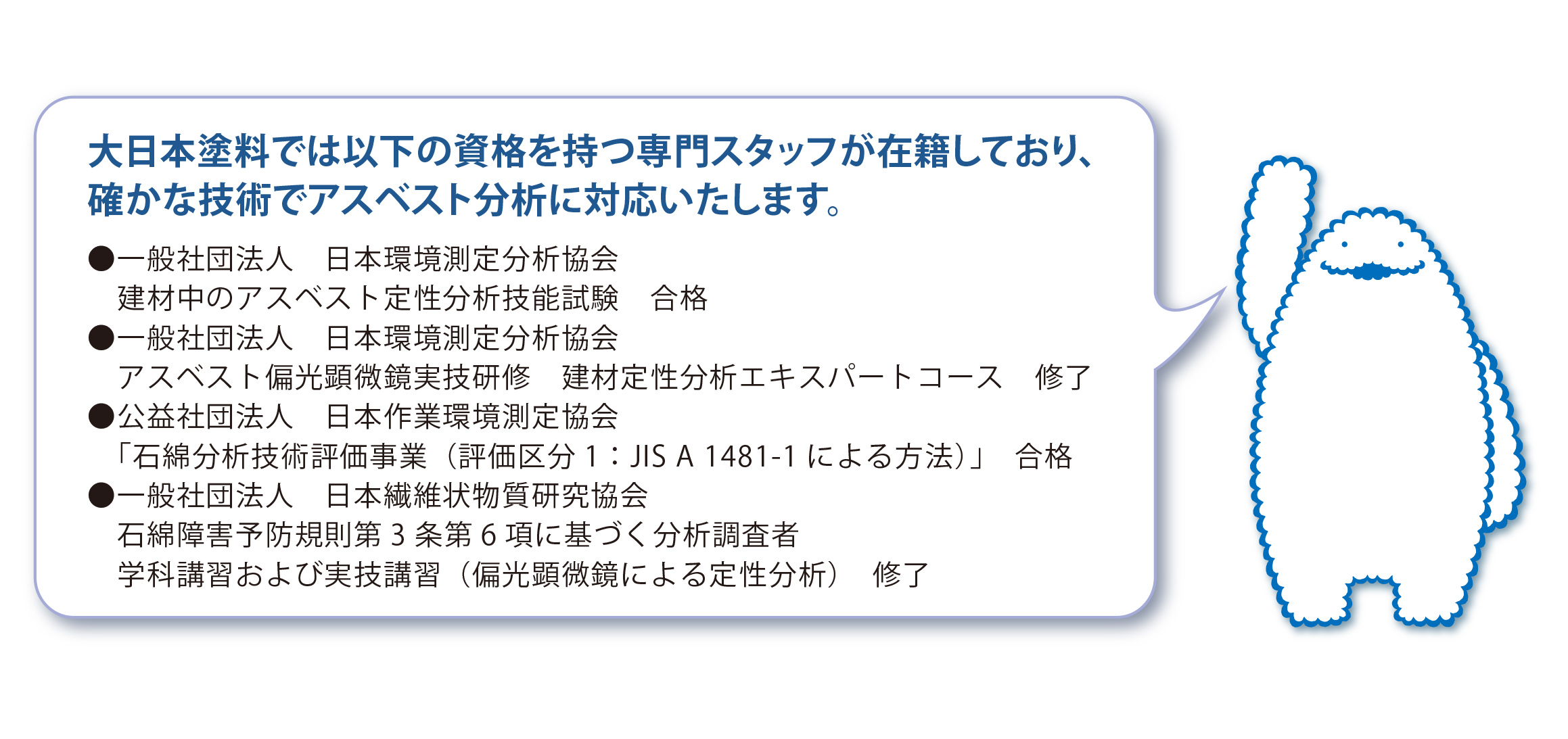 有資格者の資格一覧